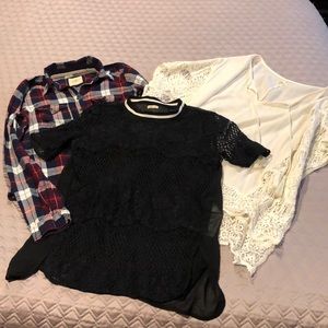 Hollister tops 3 for great price
